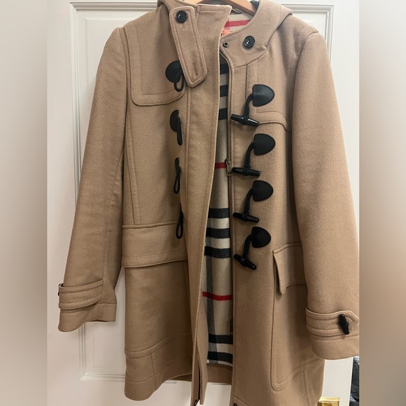 Burberry Womens Wool Toggle Coat - Picture 2 of 5